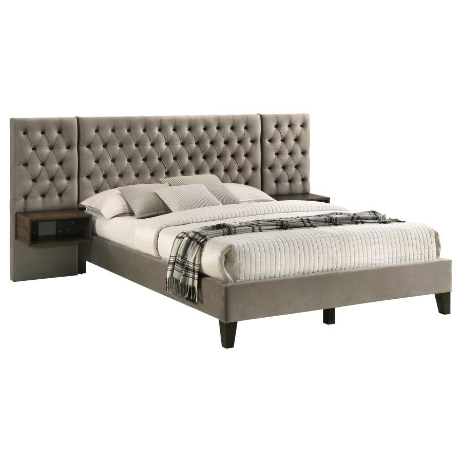 Coaster Fine Furniture Marley - Upholstered Wall Panel Bed | Meri Furniture