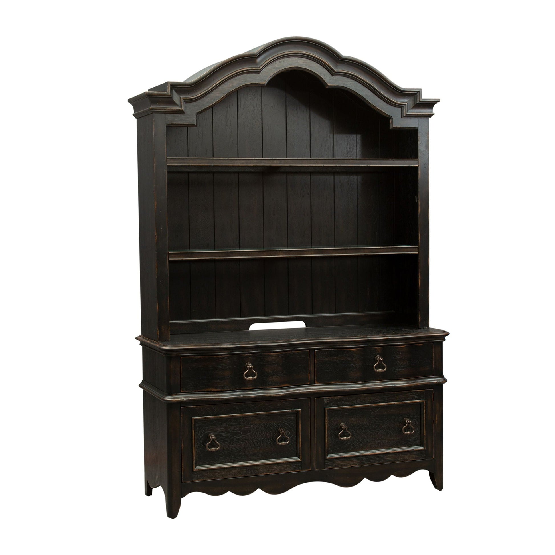 Liberty Furniture Chesapeake - Credenza & Hutch | Meri Furniture