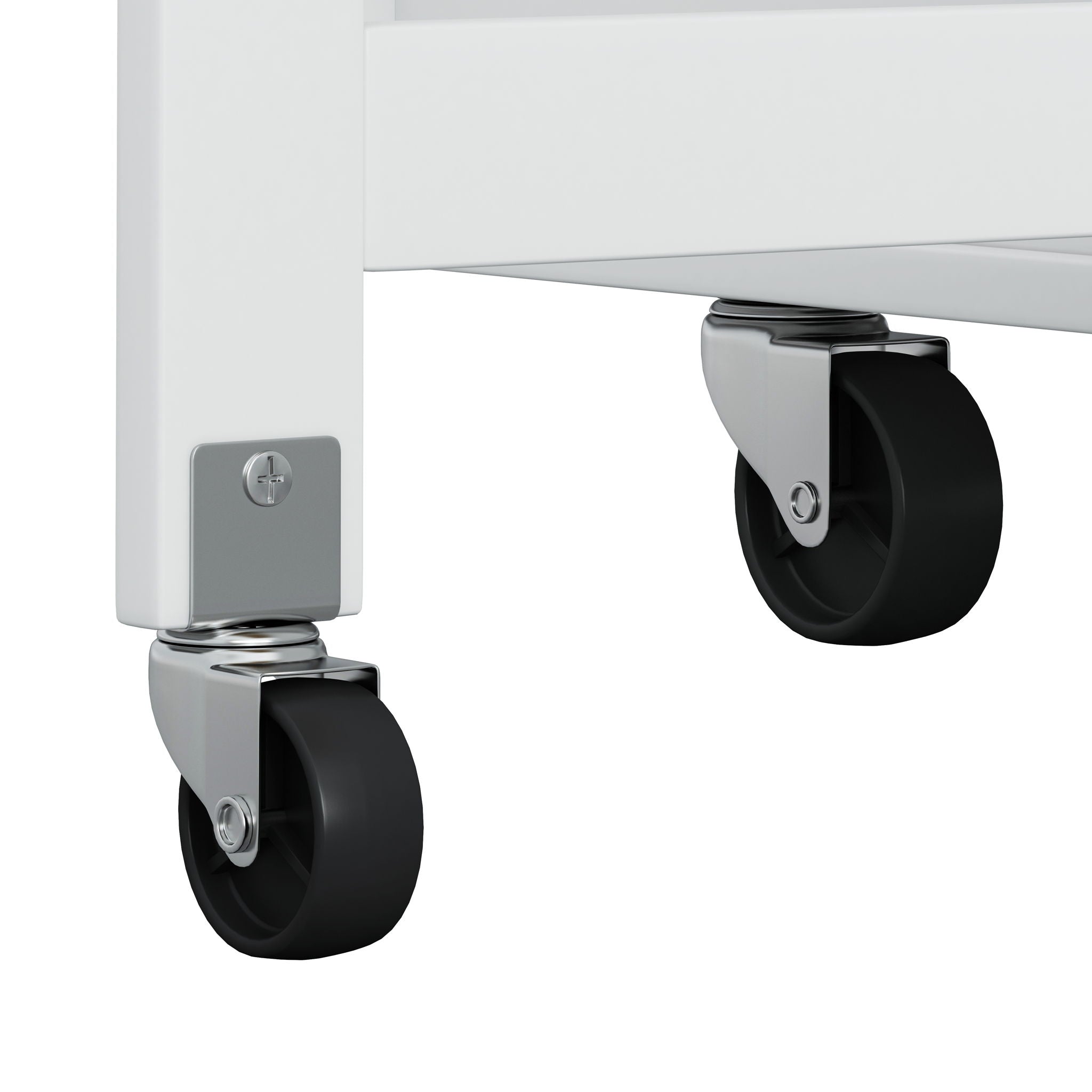 Kitchen Island Cart With 2 Door Cabinet, 2 Drawers, Spice Rack, Towel Holder, Wine Rack, And Foldable Top - White