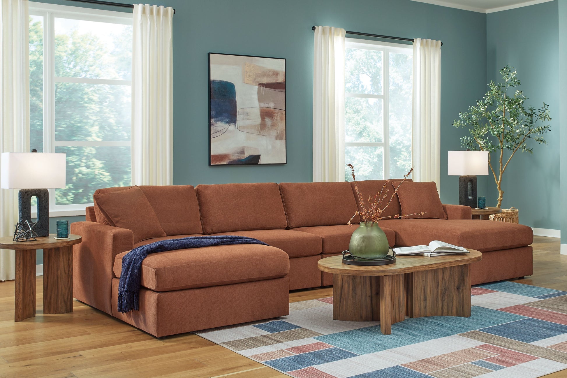 Signature Design by Ashley® Modmax - Spice - Sectional | Meri Furniture