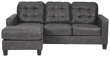 Ashley Furniture Venaldi - Gunmetal - Sofa Chaise | Meri Furniture