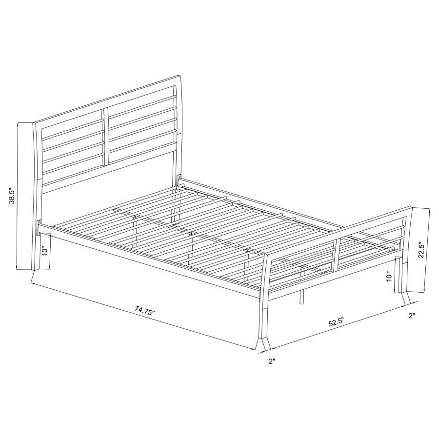 Coaster Fine Furniture Cooper - Metal Open Frame Bed | Meri Furniture