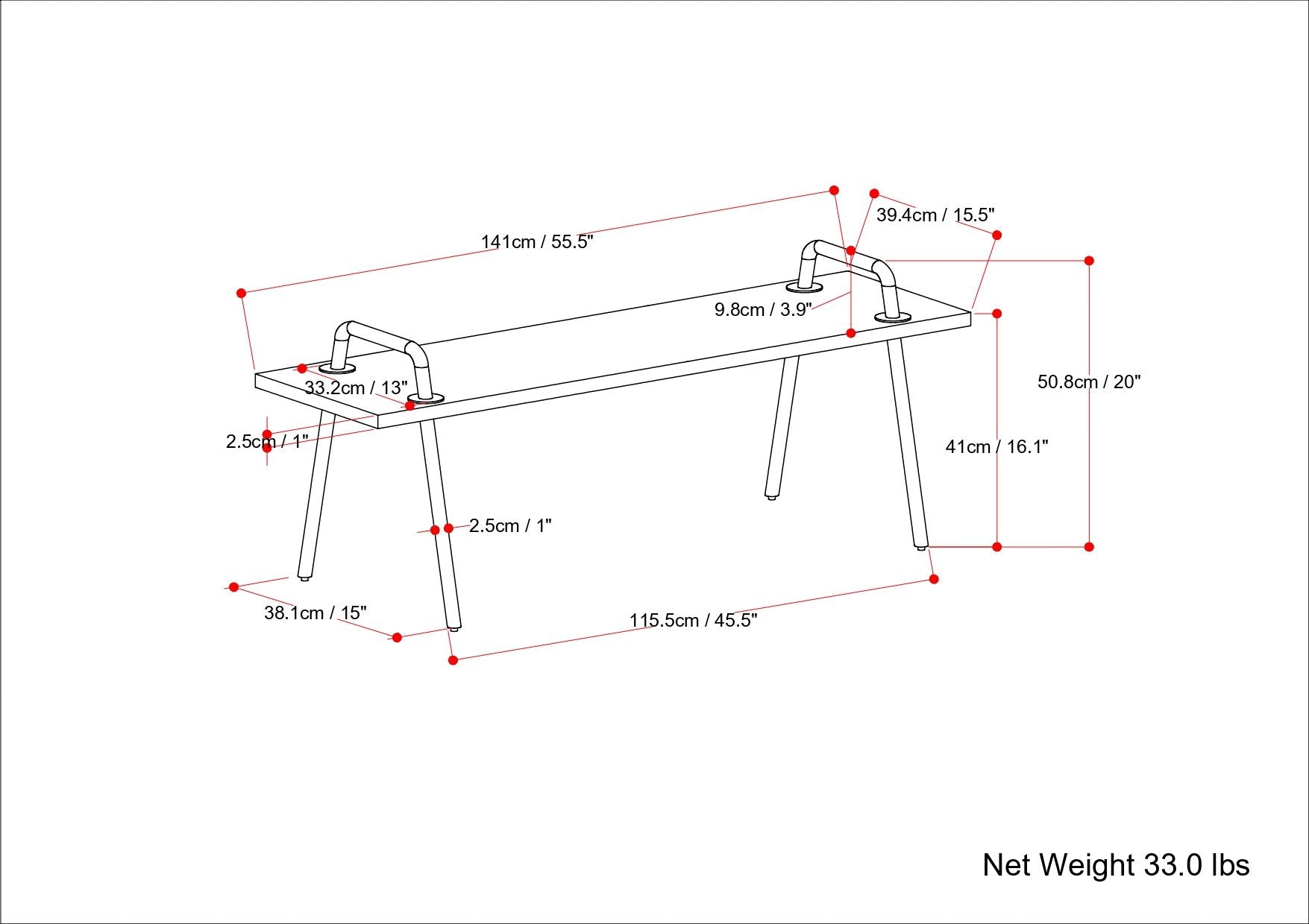 Berkeley - Entryway Bench