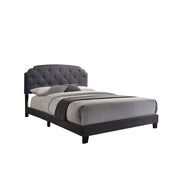 ACME Tradilla - Queen Bed - Gray Fabric | Meri Furniture