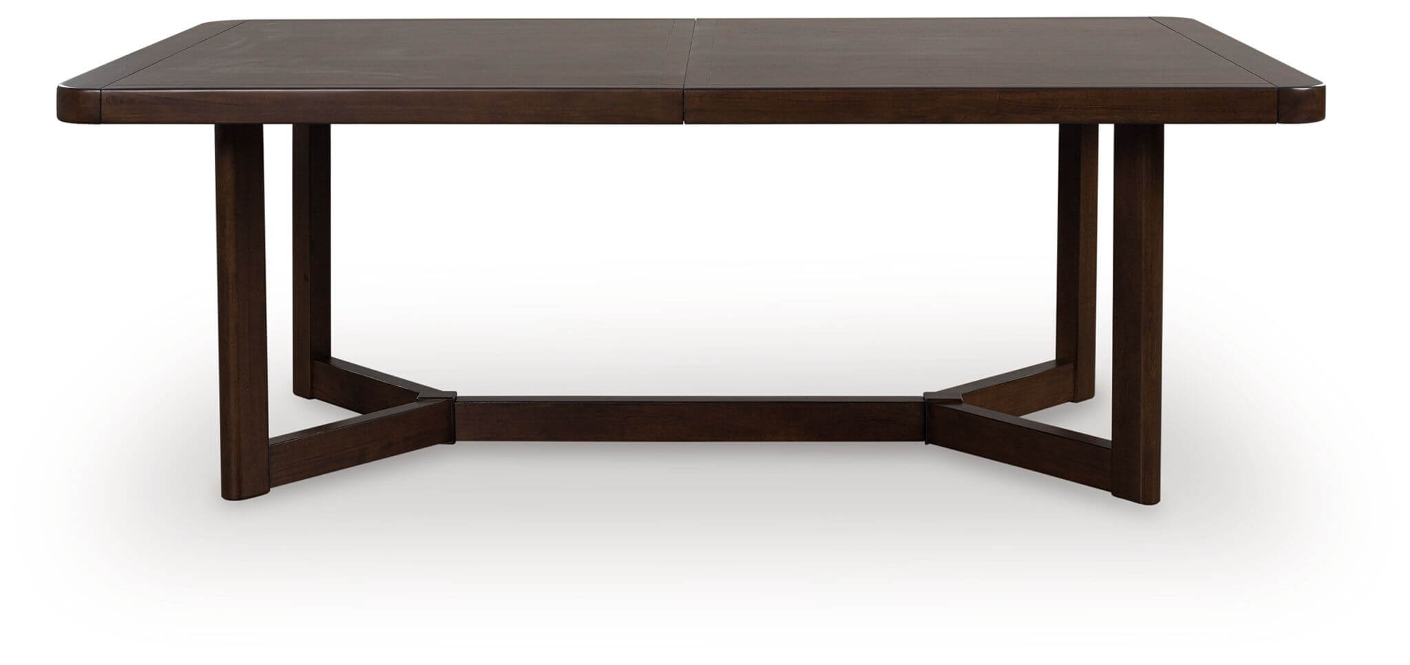 Dilenno - Rectangular Dining Room Extension Table - Dark Brown