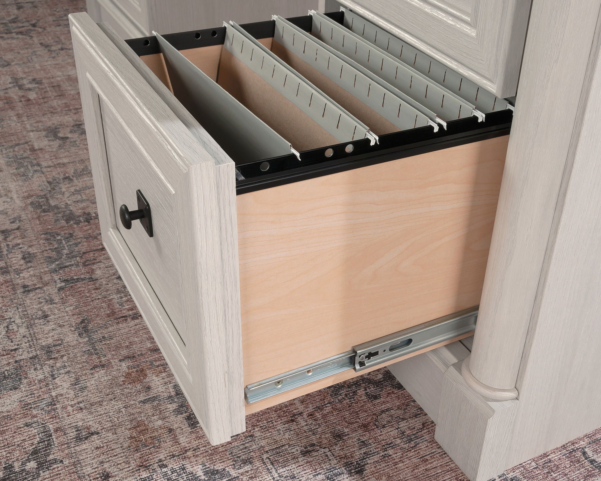 Executive Home Office Desk in Glacier Oak