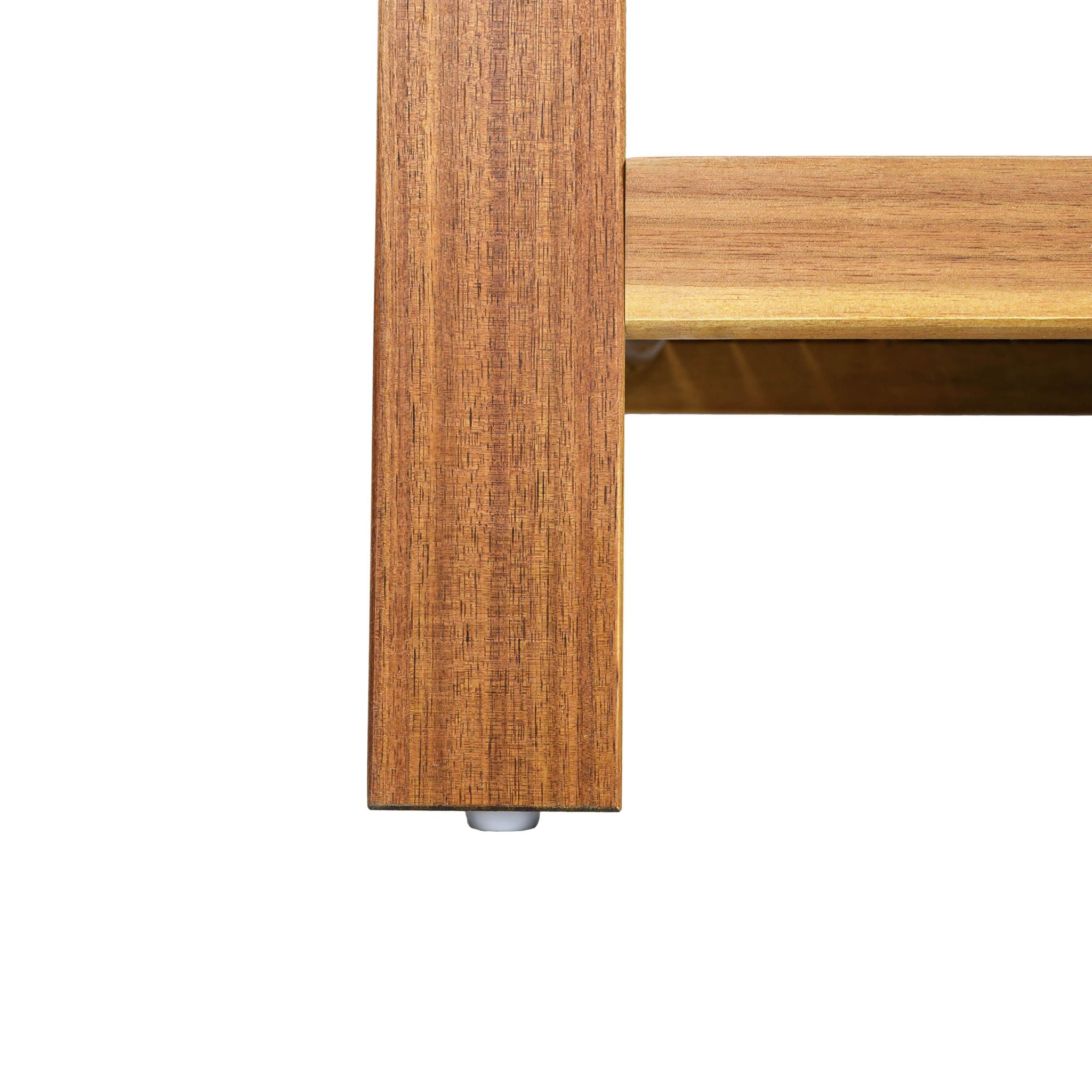 2 Piece Outdoor Conversation Set (Loveseat & Coffee Table With Water-Resistant Cushions) - Dark Blue / Teak