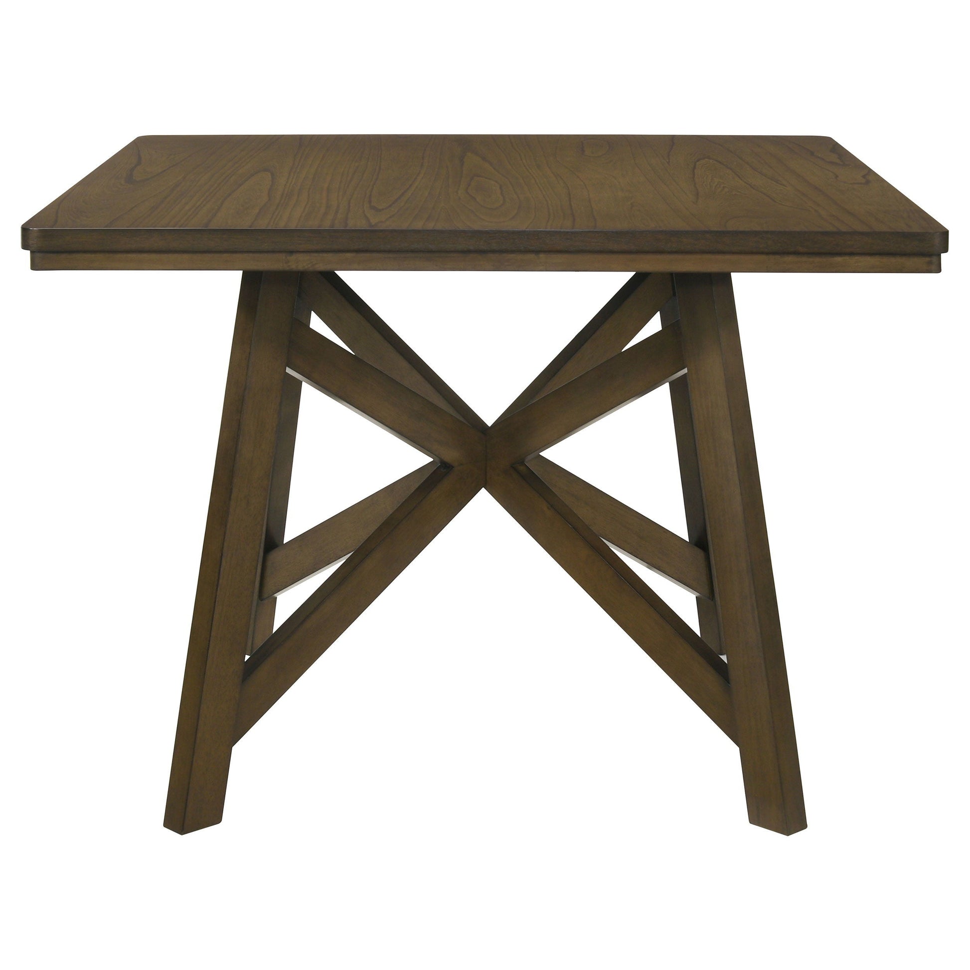 Coaster Fine Furniture Canfield - Square Counter Height Dining Table - Brown | Meri Furniture