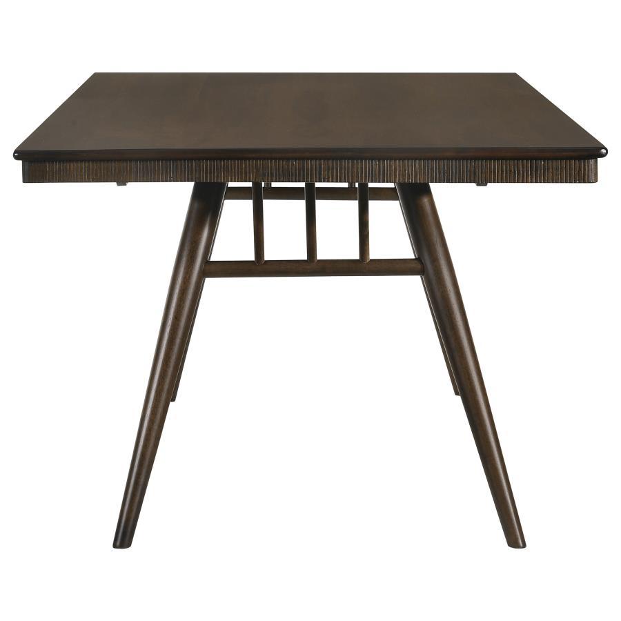 Coaster Fine Furniture Wes - Rectangular Wood Dining Table - Dark Walnut | Meri Furniture