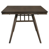 Coaster Fine Furniture Wes - Rectangular Wood Dining Table - Dark Walnut | Meri Furniture