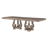 ACME Northville - Dining Table - Antique Silver - 30" | Meri Furniture