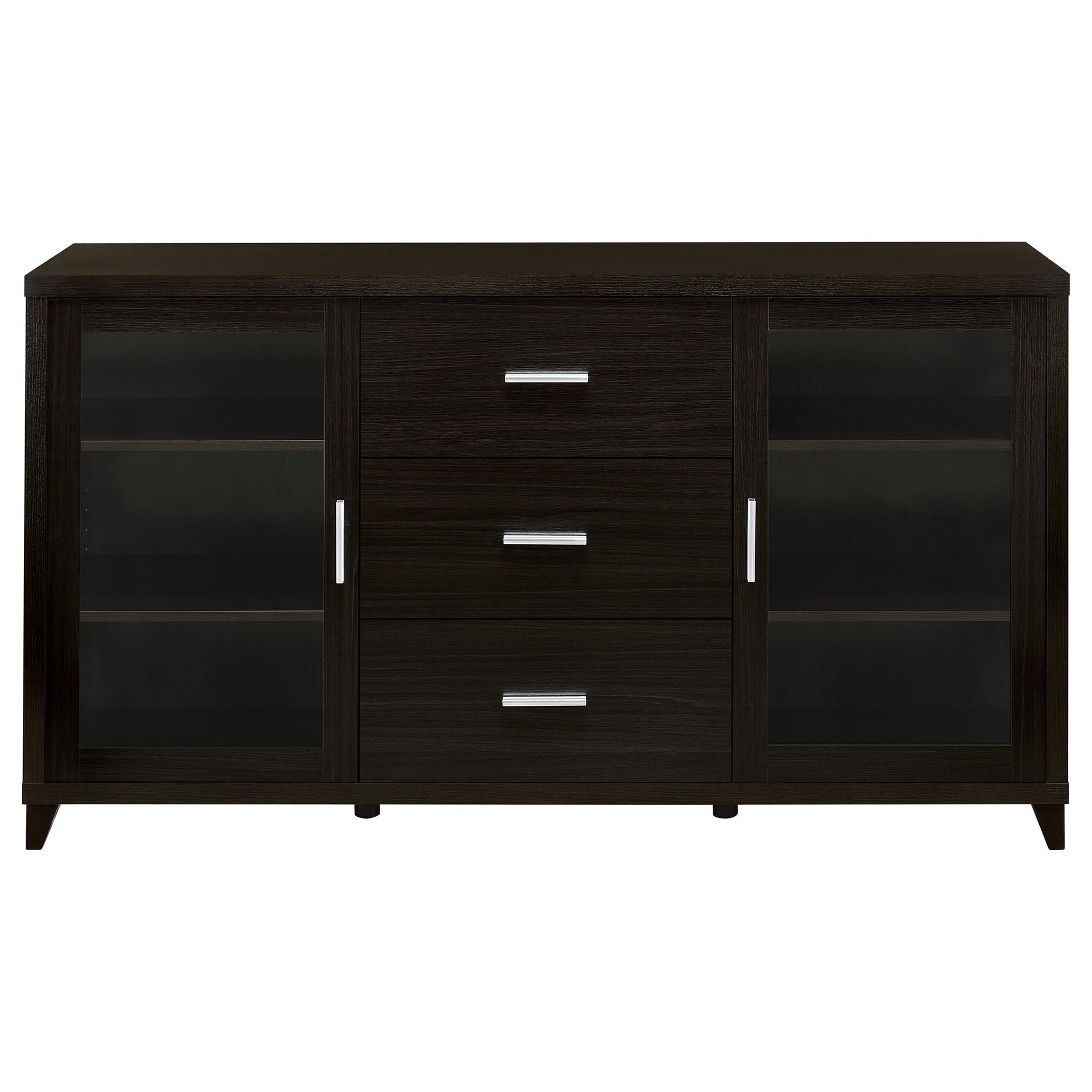 Lewes 2-door Engineered Wood 60-inch TV Stand Cappuccino