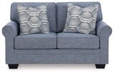 Carissa Manor - Denim - Loveseat