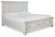 Signature Design by Ashley® Robbinsdale - Panel Storage Bed | Meri Furniture