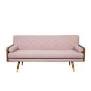 Aidan - Mid Century Modern Tufted Fabric Sofa