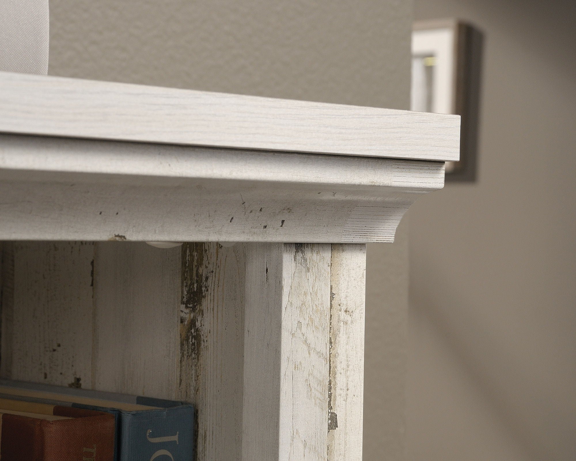 3-Shelf Bookcase White Plank