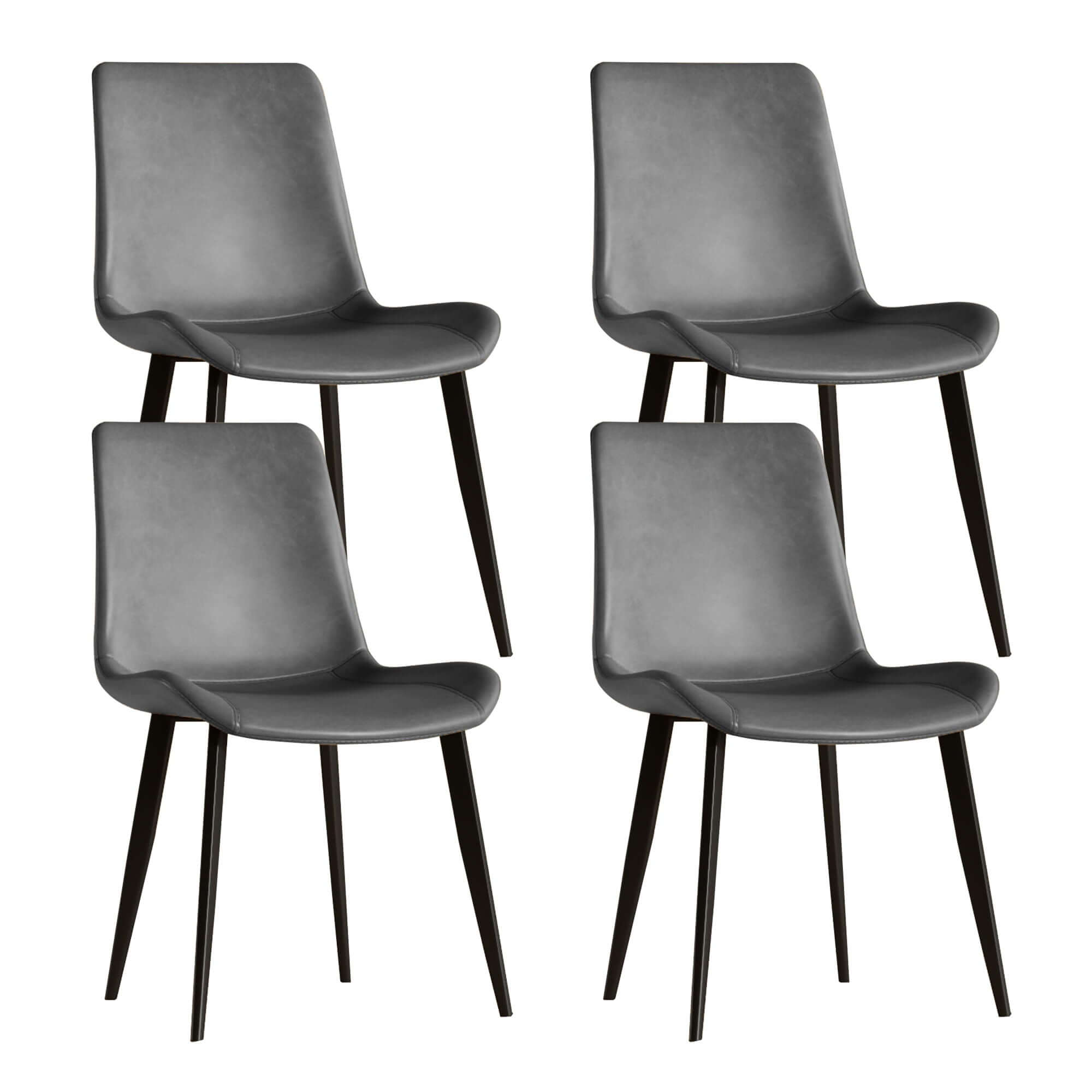 Modern Dining Chairs Ergonomic Design For Kitchen (Set of 4)