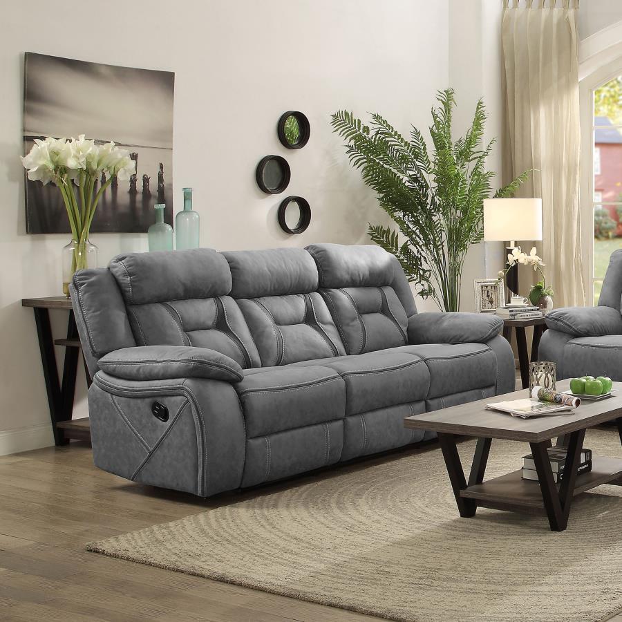 Coaster Fine Furniture Higgins - Pillow Top Arm Upholstered Motion Sofa | Meri Furniture