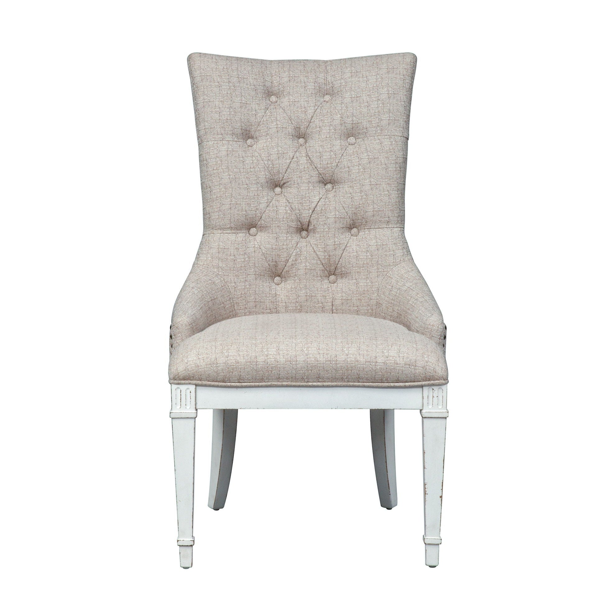 Liberty Furniture Abbey Park - Hostess Chair - White | Meri Furniture