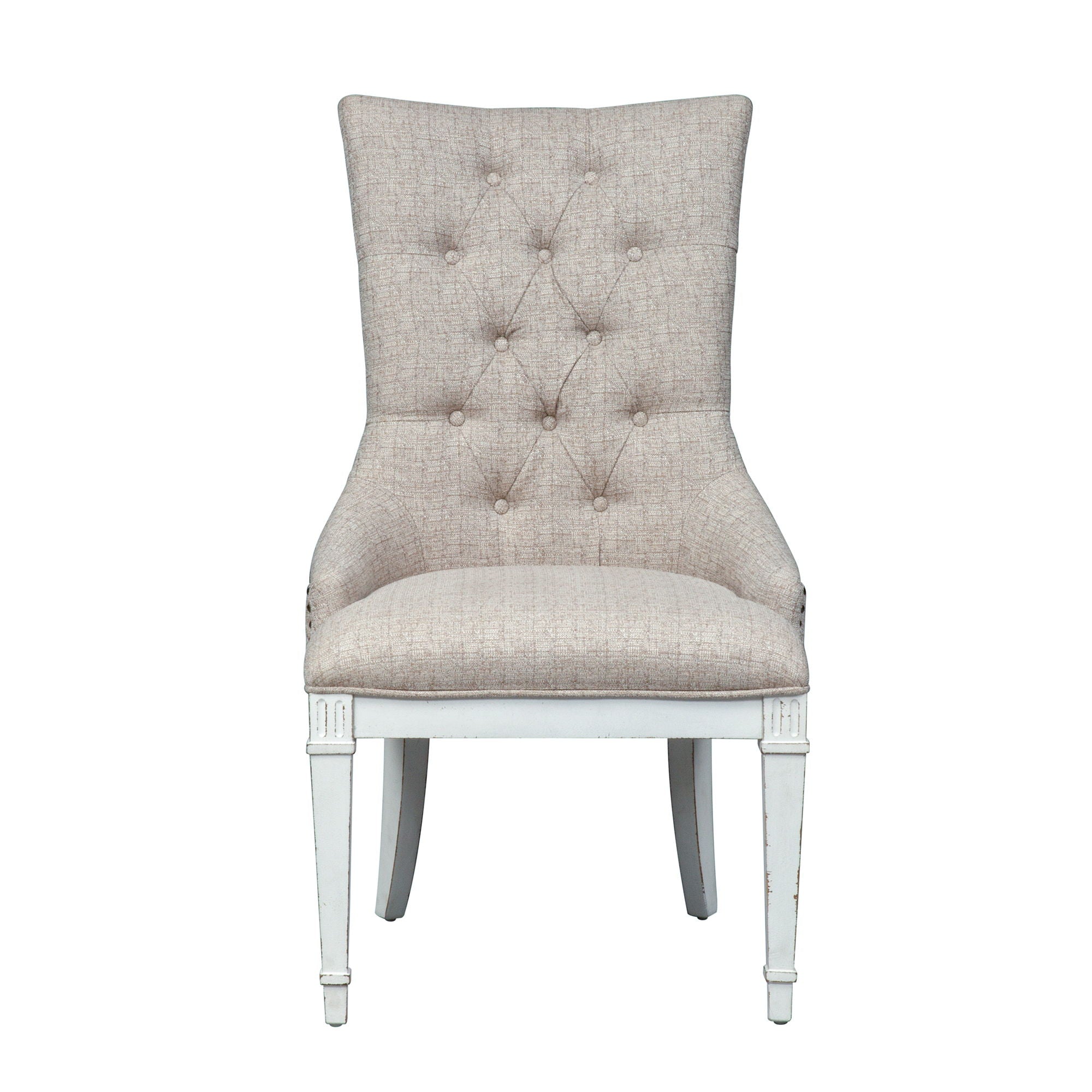 Liberty Furniture Abbey Park - Hostess Chair - White | Meri Furniture
