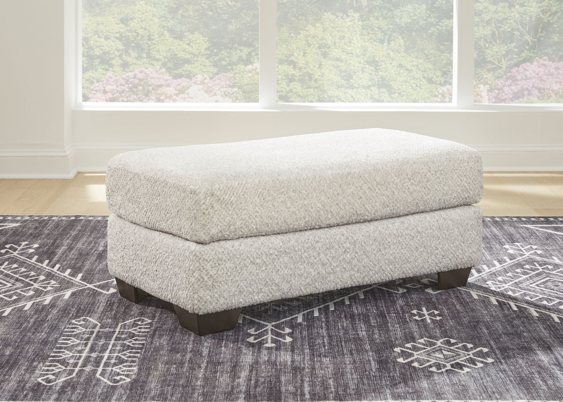 Signature Design by Ashley® Brebryan - Flannel - Ottoman | Meri Furniture