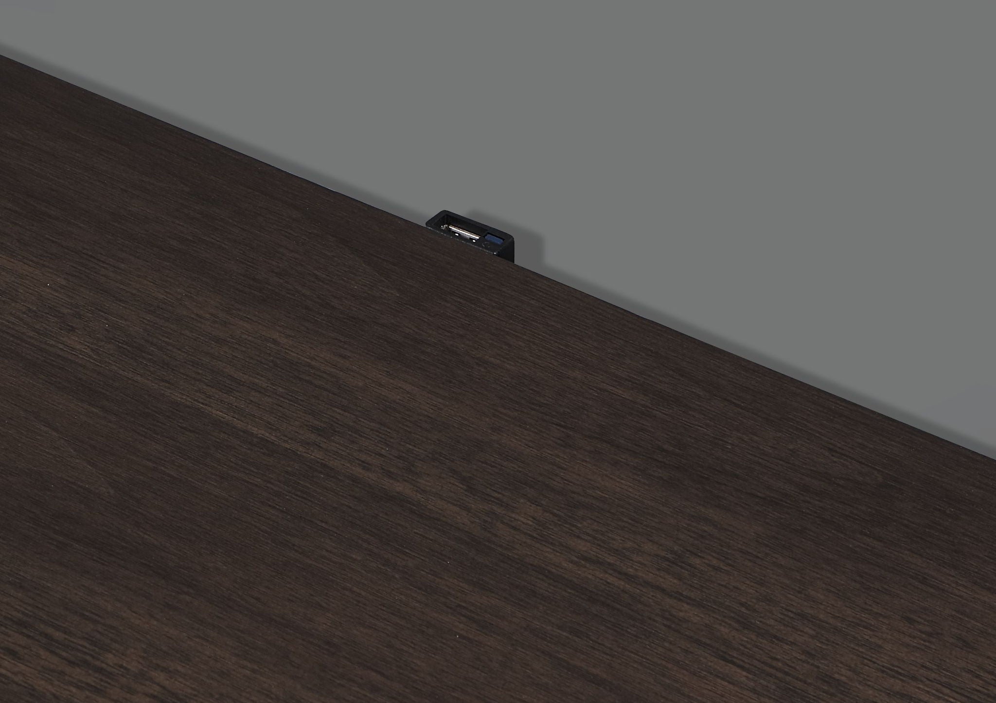 Carena - Night Stand With USB - White / Walnut