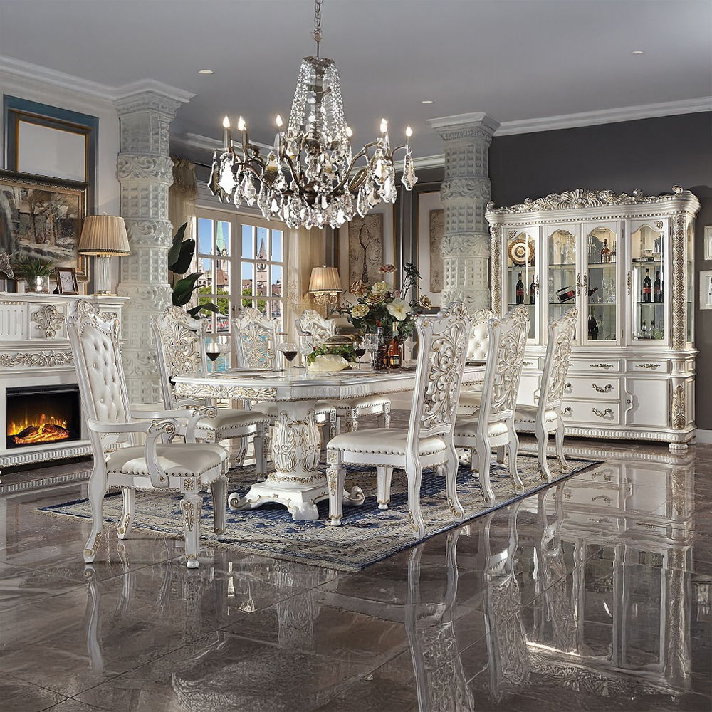 Vendome - Buffet & Hutch - Antique Pearl