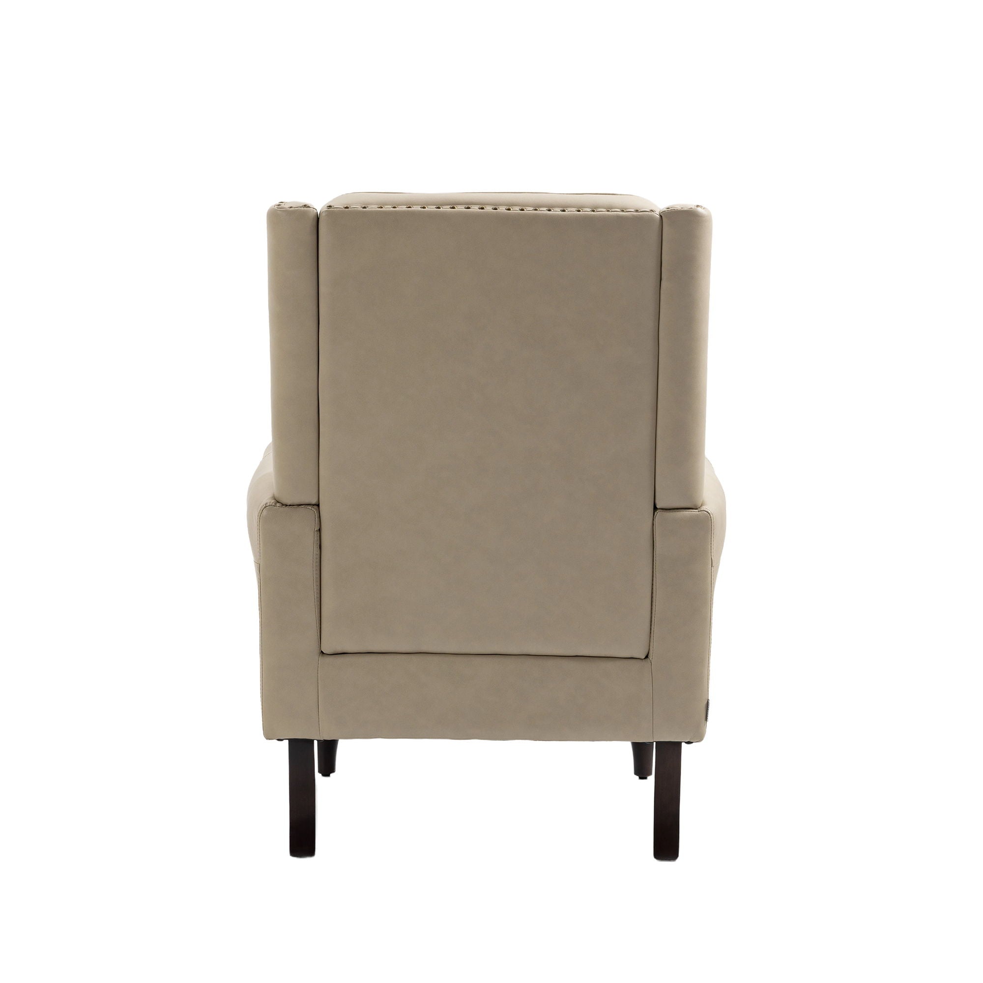 Modern Accent Armchair With Sturdy Wood Legs