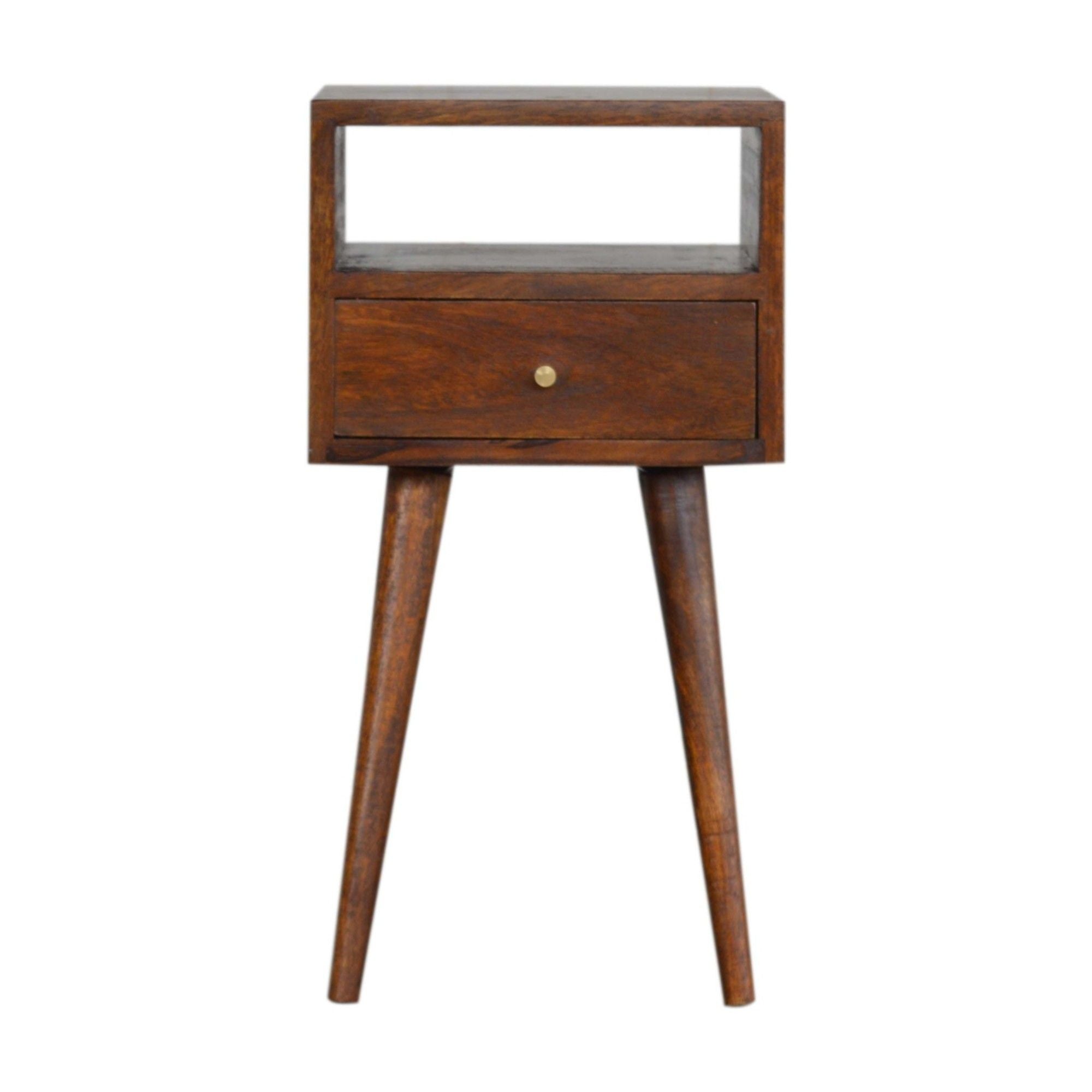 Solid Wood Mini Nightstand