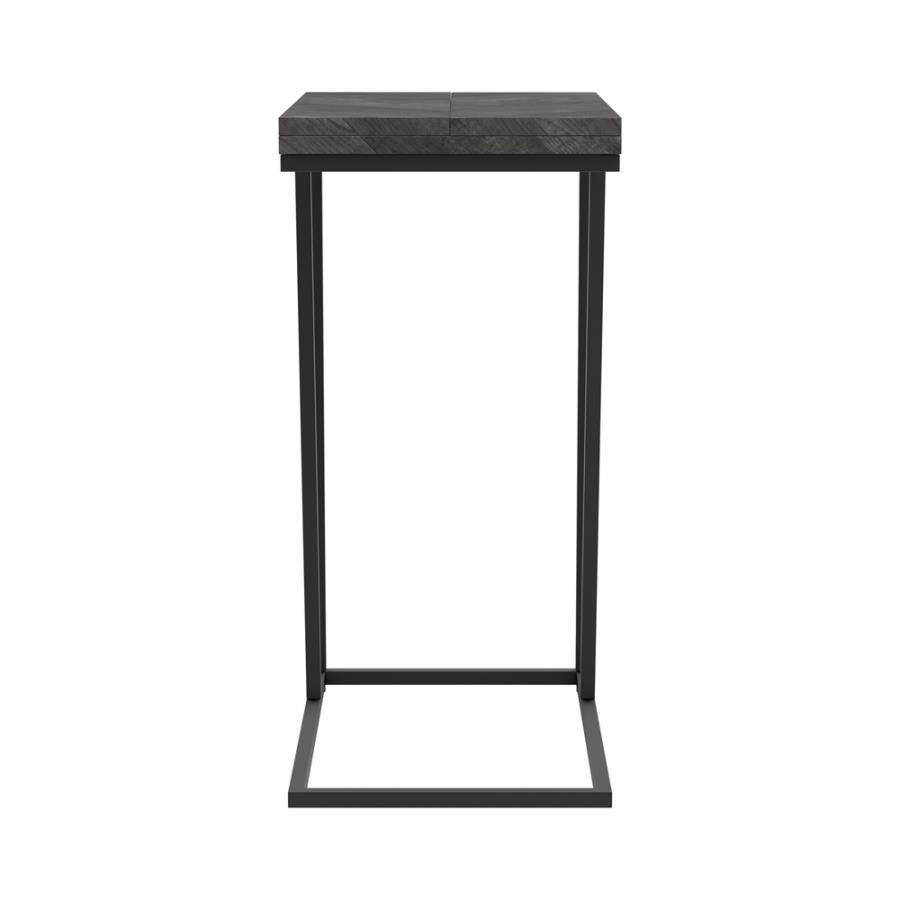 Coaster Fine Furniture Carly - Expandable Engineered Wood C-Shaped Side Table | Meri Furniture