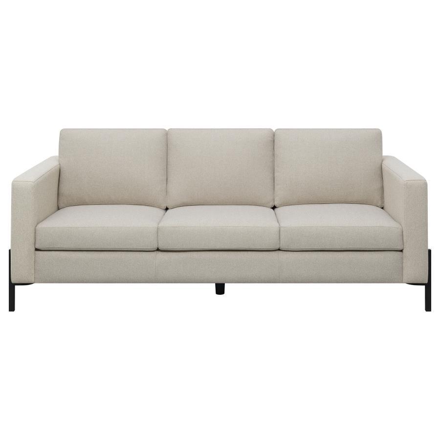 Coaster Fine Furniture Tilly - Upholstered Track Arm Sofa - Oatmeal | Meri Furniture