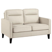 Coaster Fine Furniture Jonah - Upholstered Track Arm Loveseat | Meri Furniture