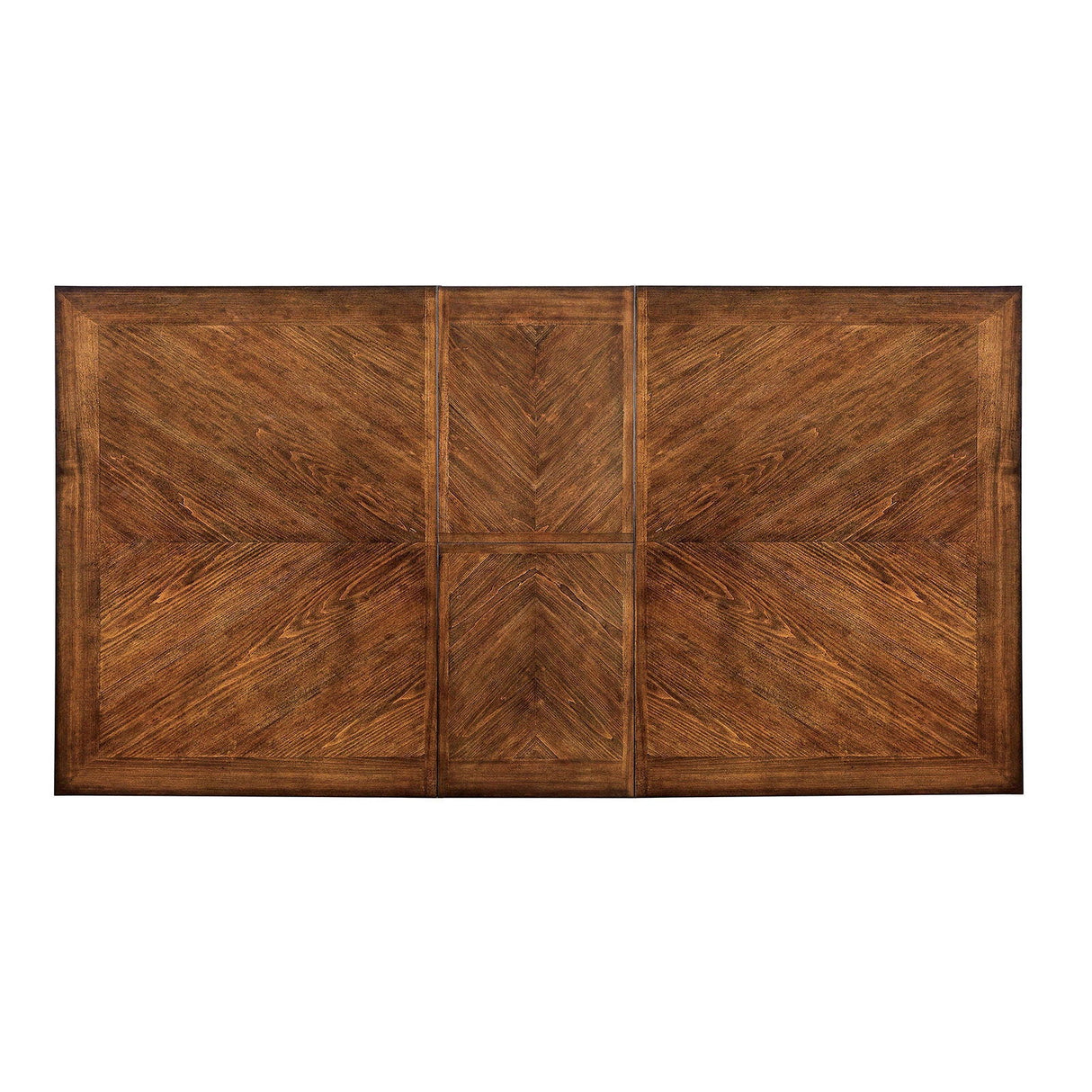 Furniture of America Harrisburg - Dining Table With Butterfly Leaf - Vintage White / Dark Oak | Meri Furniture