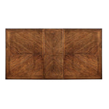 Furniture of America Harrisburg - Dining Table With Butterfly Leaf - Vintage White / Dark Oak | Meri Furniture