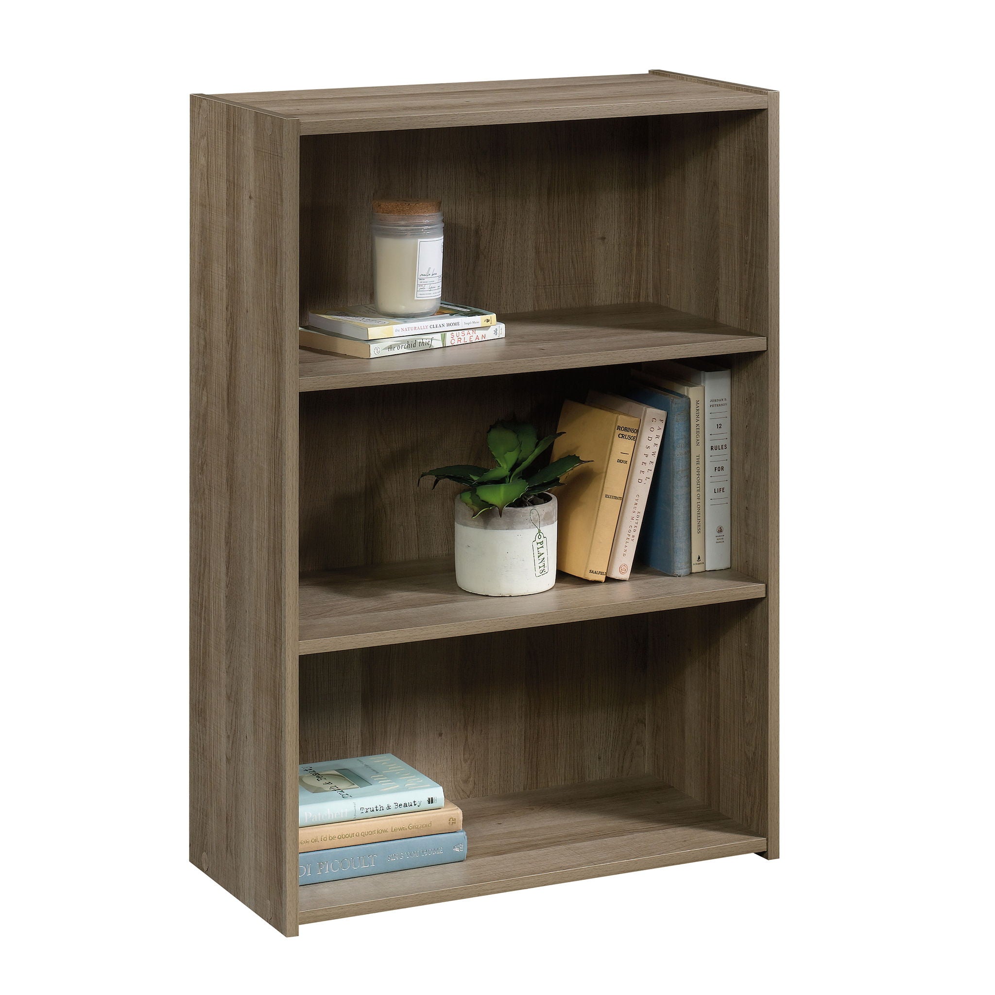 3-Shelf Bookcase Summer Oak