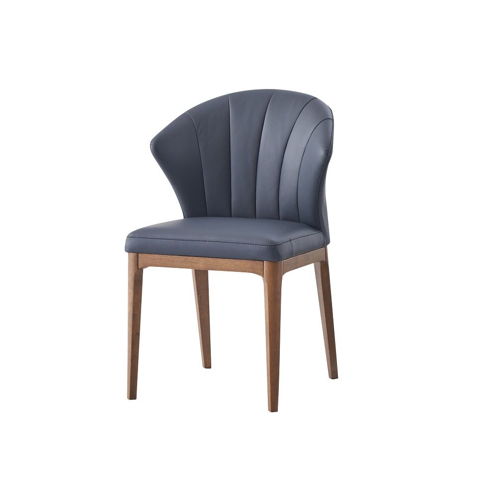 ACME Seraphyne - Side Chair (Set of 2) - Slate & Walnut | Meri Furniture