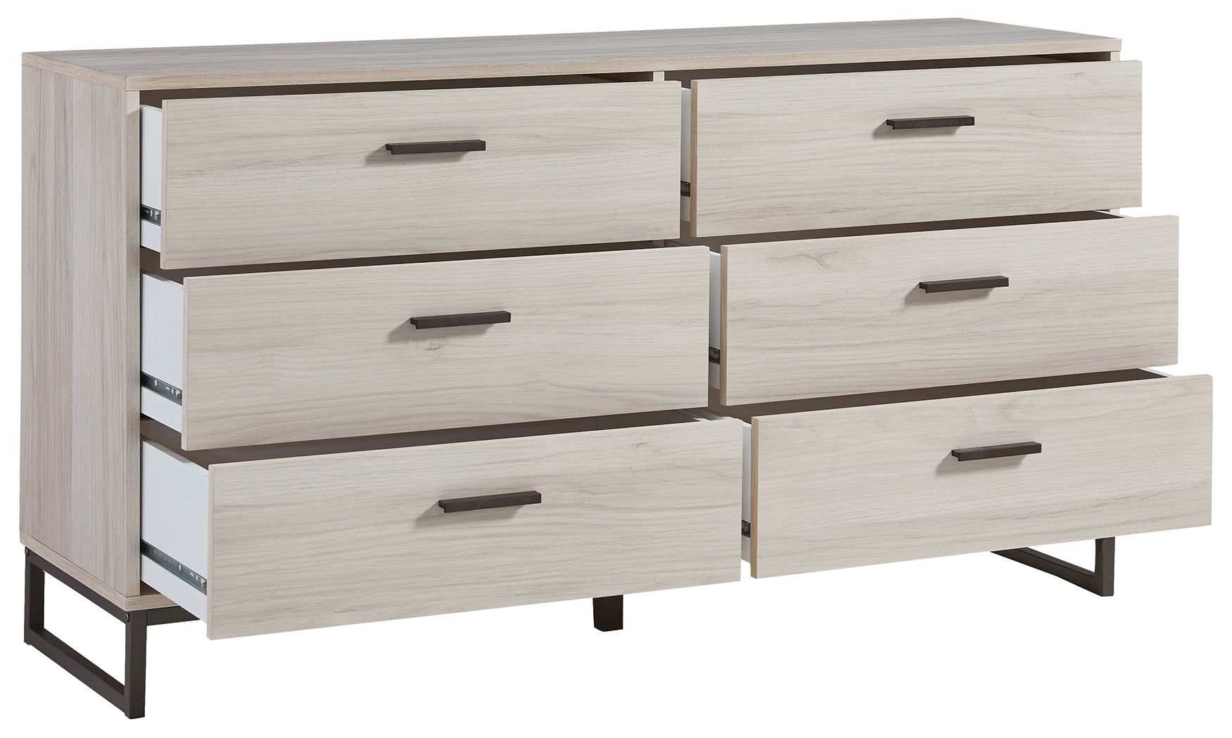 Signature Design by Ashley® Socalle - Six Drawer Dresser | Meri Furniture