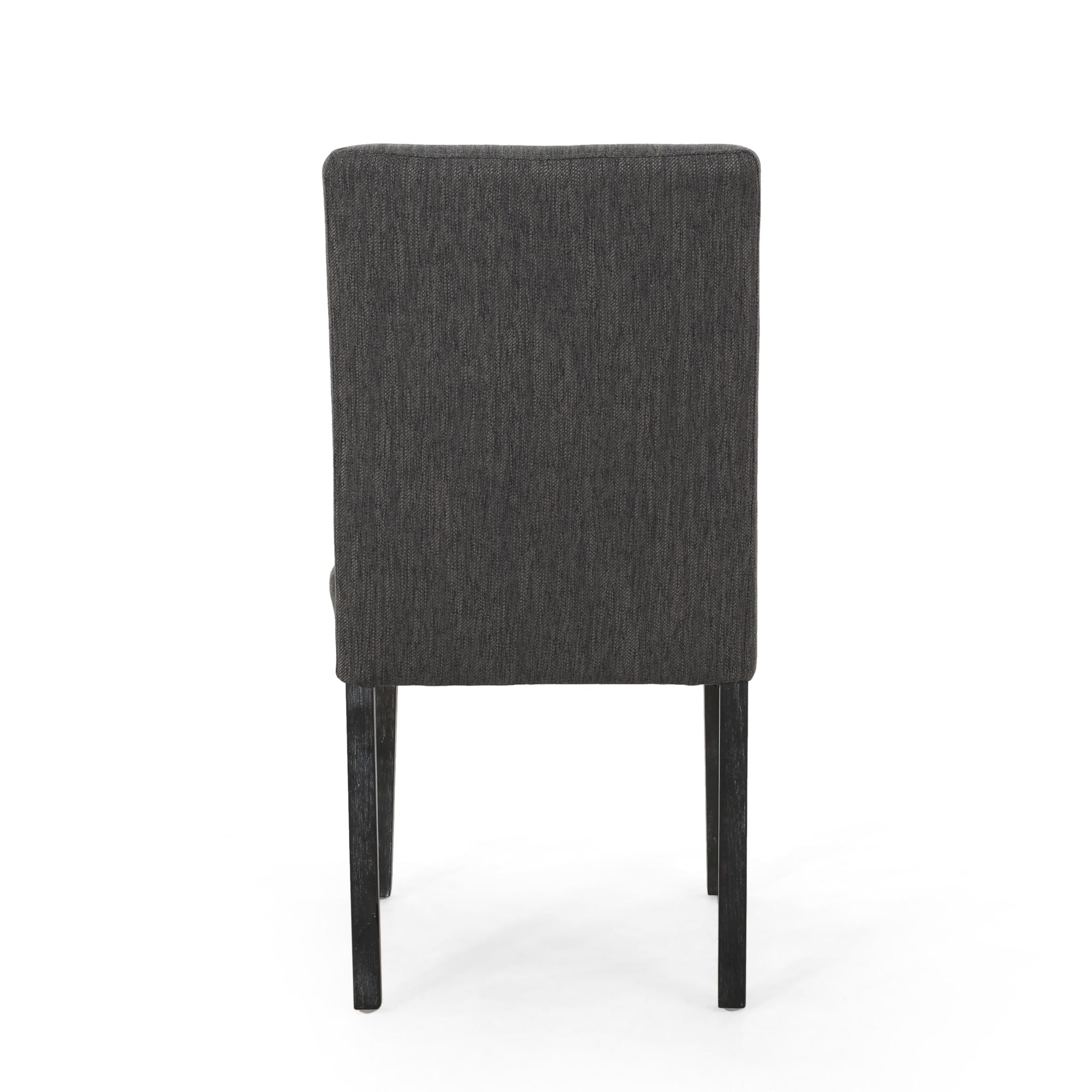 Contemporary Dining Chair With Upholstered Seating And Tapered Legs