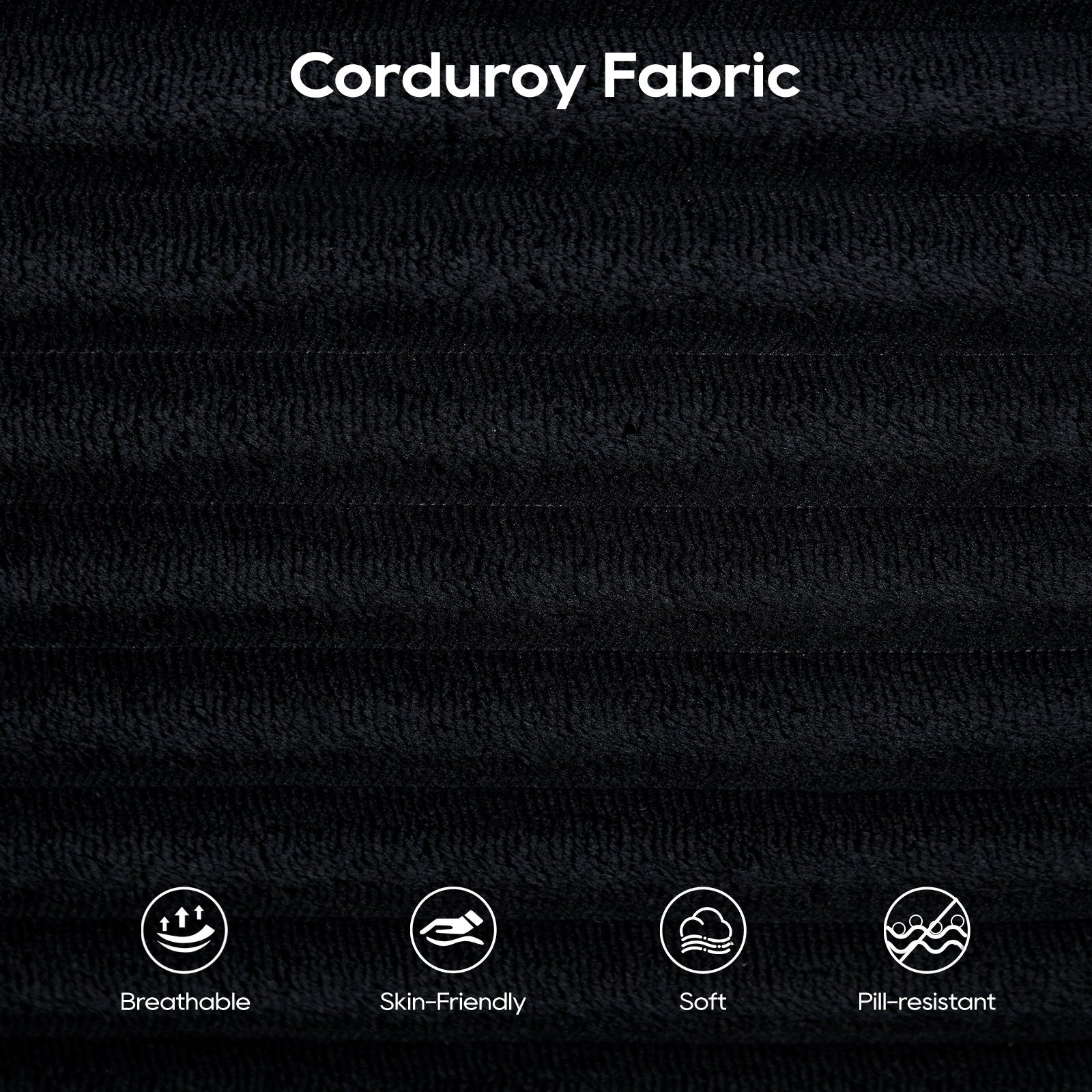 Convertible Loveseat Sofa Bed With Memory Foam & Steel Frame