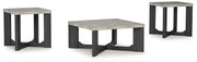 Sharstorm - Occasional Table Set (Set of 3) - Two-tone Gray