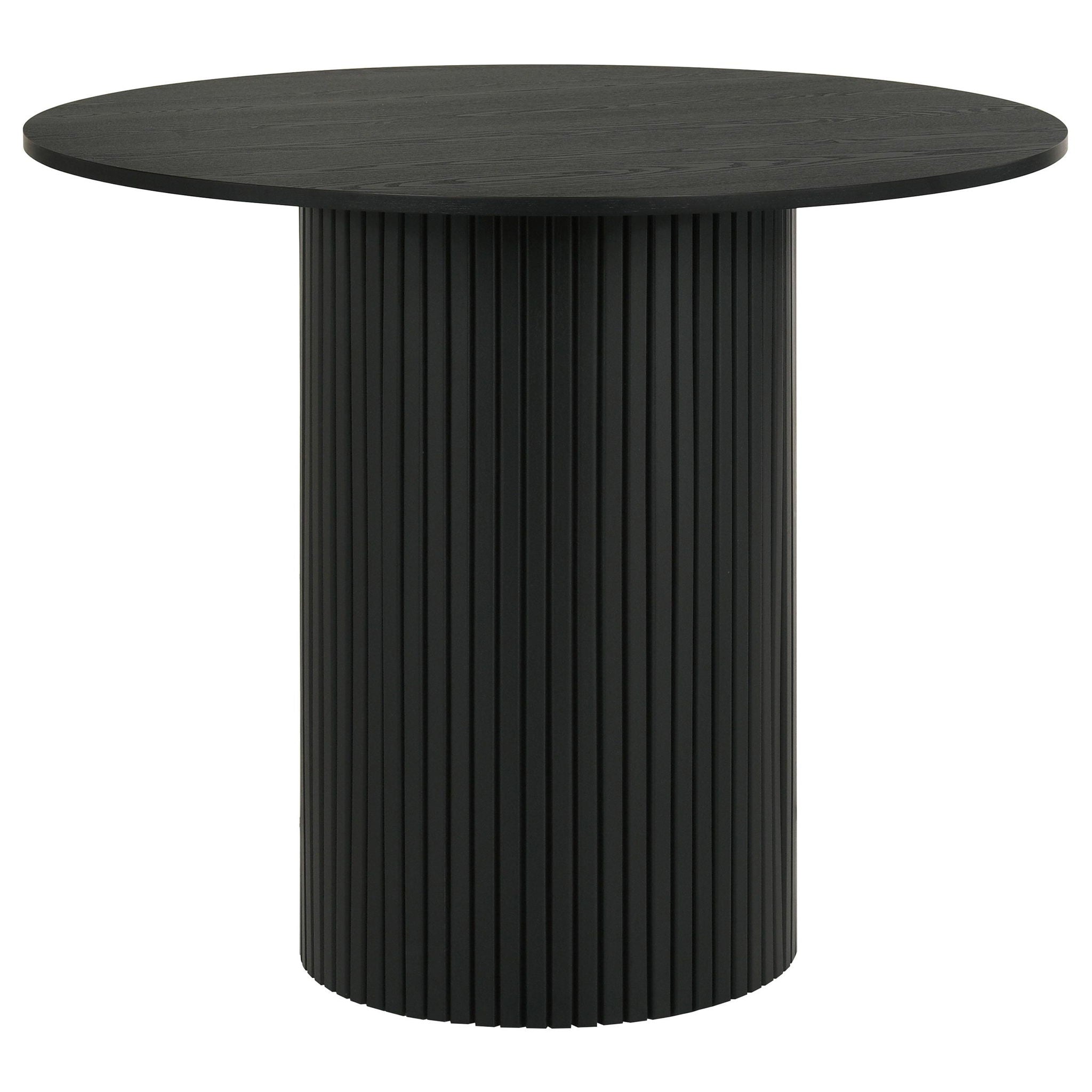 Hamlyn 5-piece Round Wood Counter Height Dining Set Grey and Black