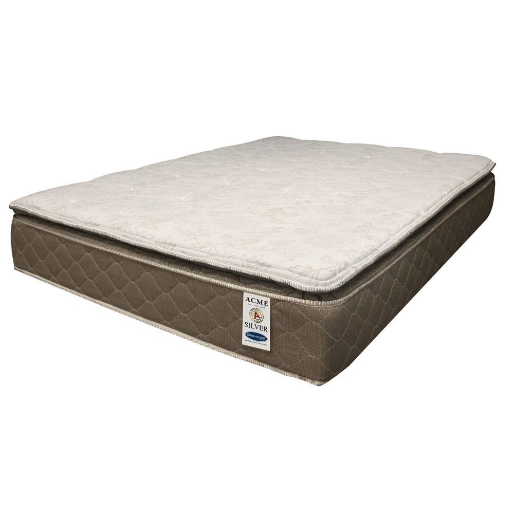 ACME Englander - Silver Twin Mattress - 12" Pillow Top | Meri Furniture