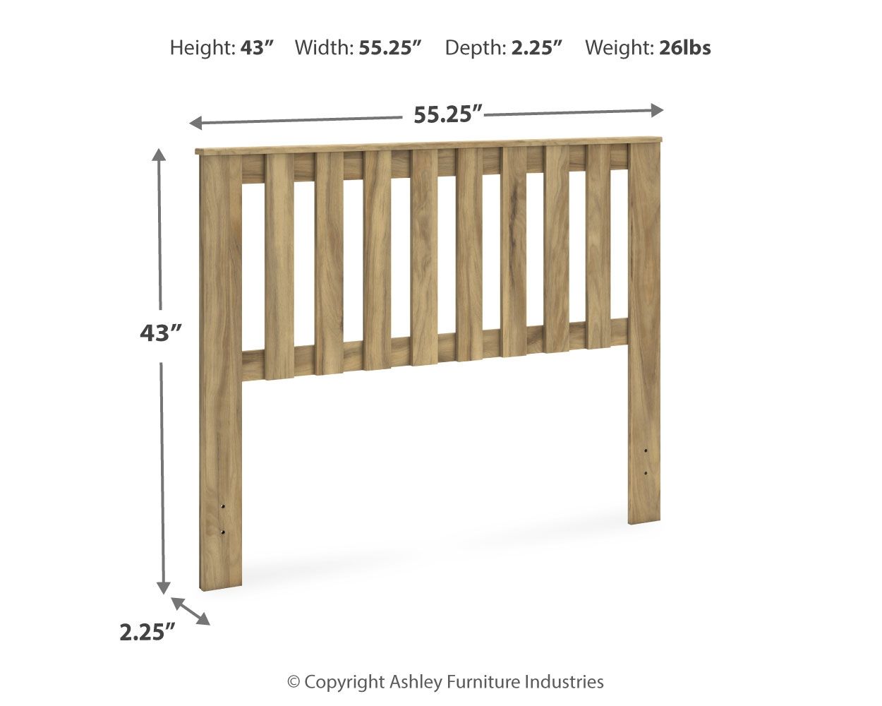 Signature Design by Ashley® Bermacy - Panel Headboard | Meri Furniture