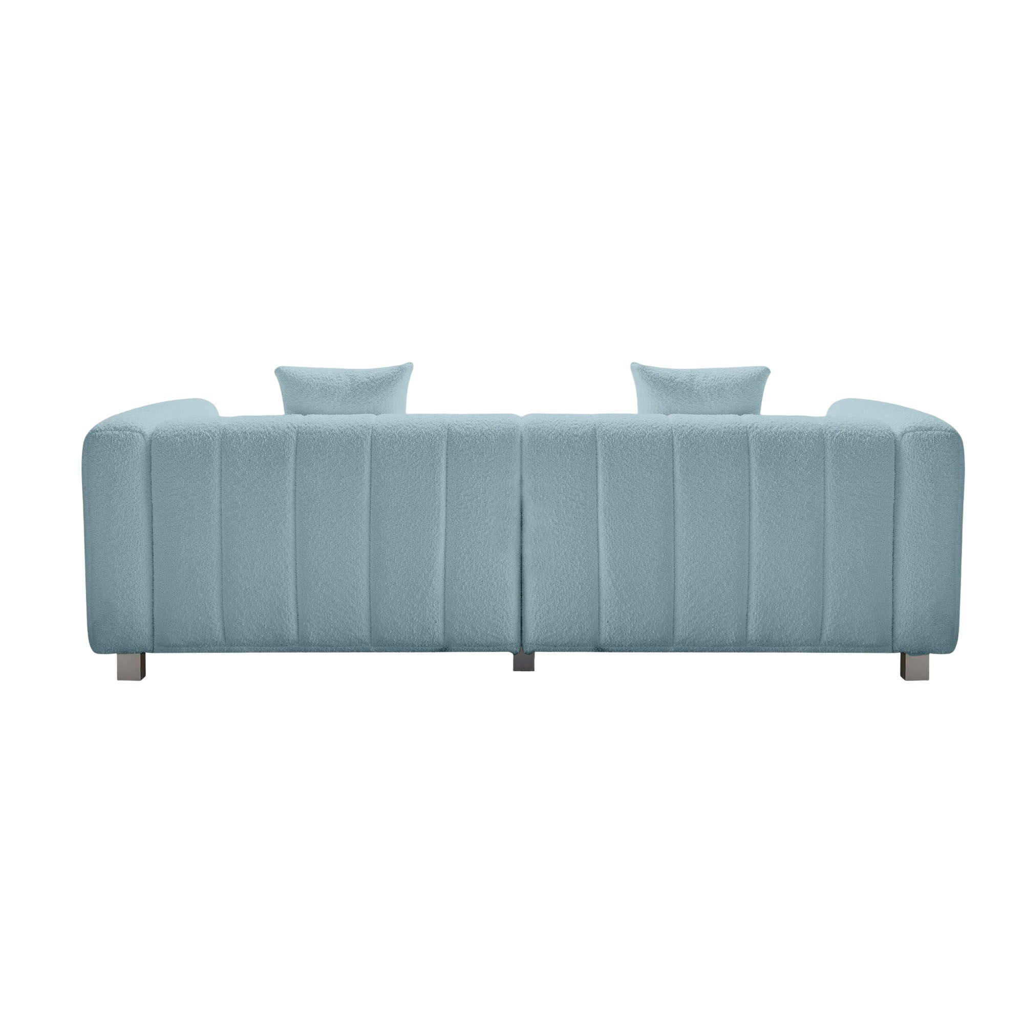 Modern 3 Seater Sofa With 2 Pillows