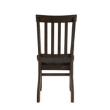 ACME Maisha - Side Chair (Set of 2) - Rustic Walnut | Meri Furniture