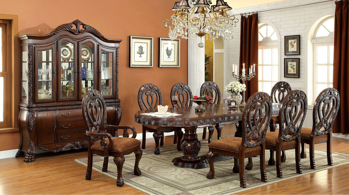 Furniture of America Wyndmere - Side Chair (Set of 2) - Brown / Cherry | Meri Furniture