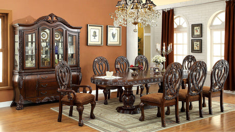 Furniture of America Wyndmere - Arm Chair (Set of 2) - Cherry | Meri Furniture