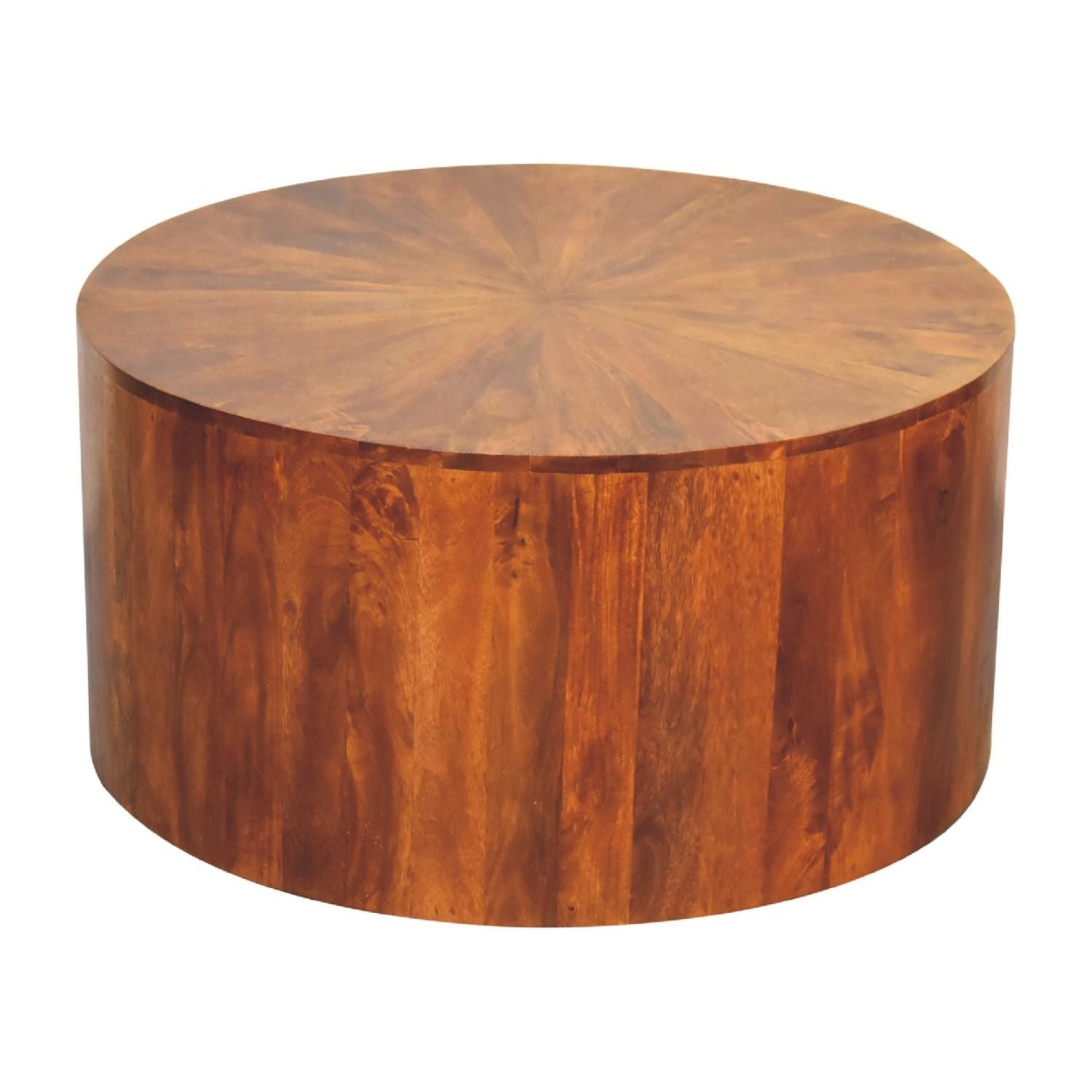 Round Coffee Table - Chestnut