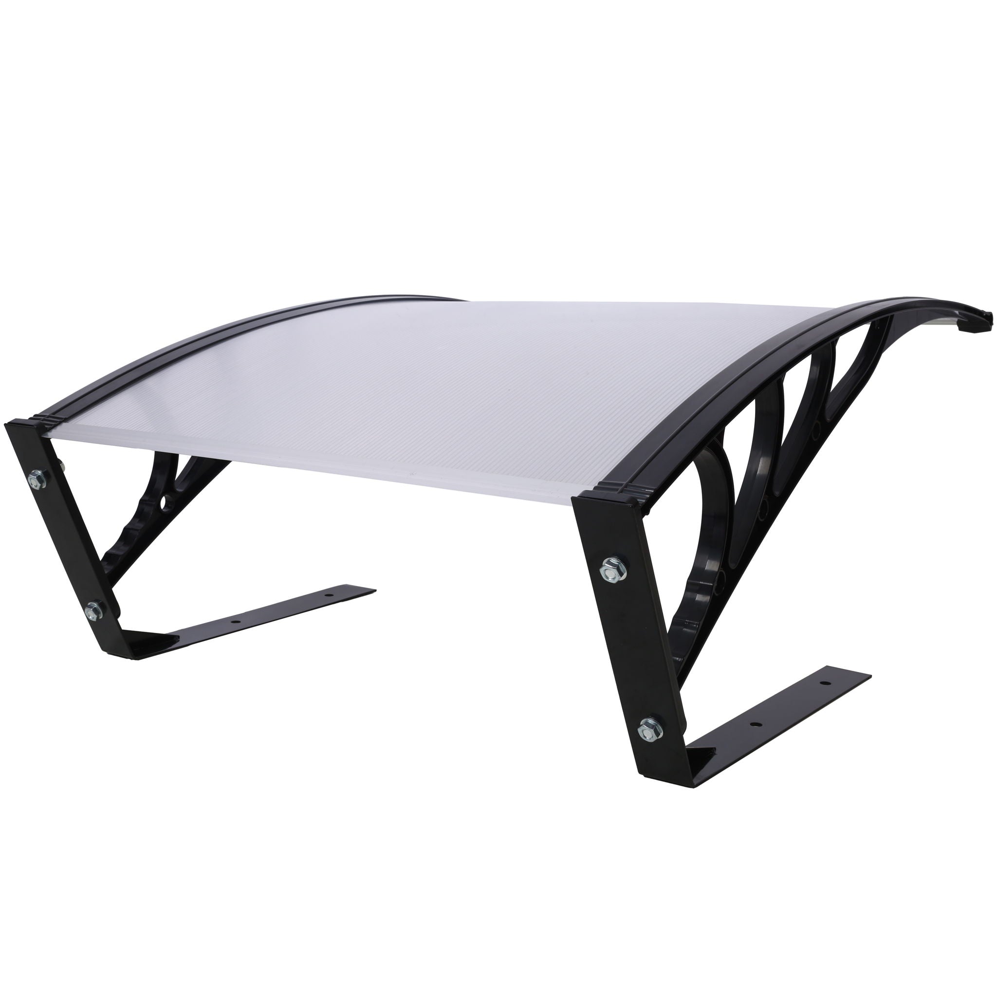Weather Resistant Polycarbonate Canopy Outdoor Shade Cover For Robotic Lawn Mowers - Black