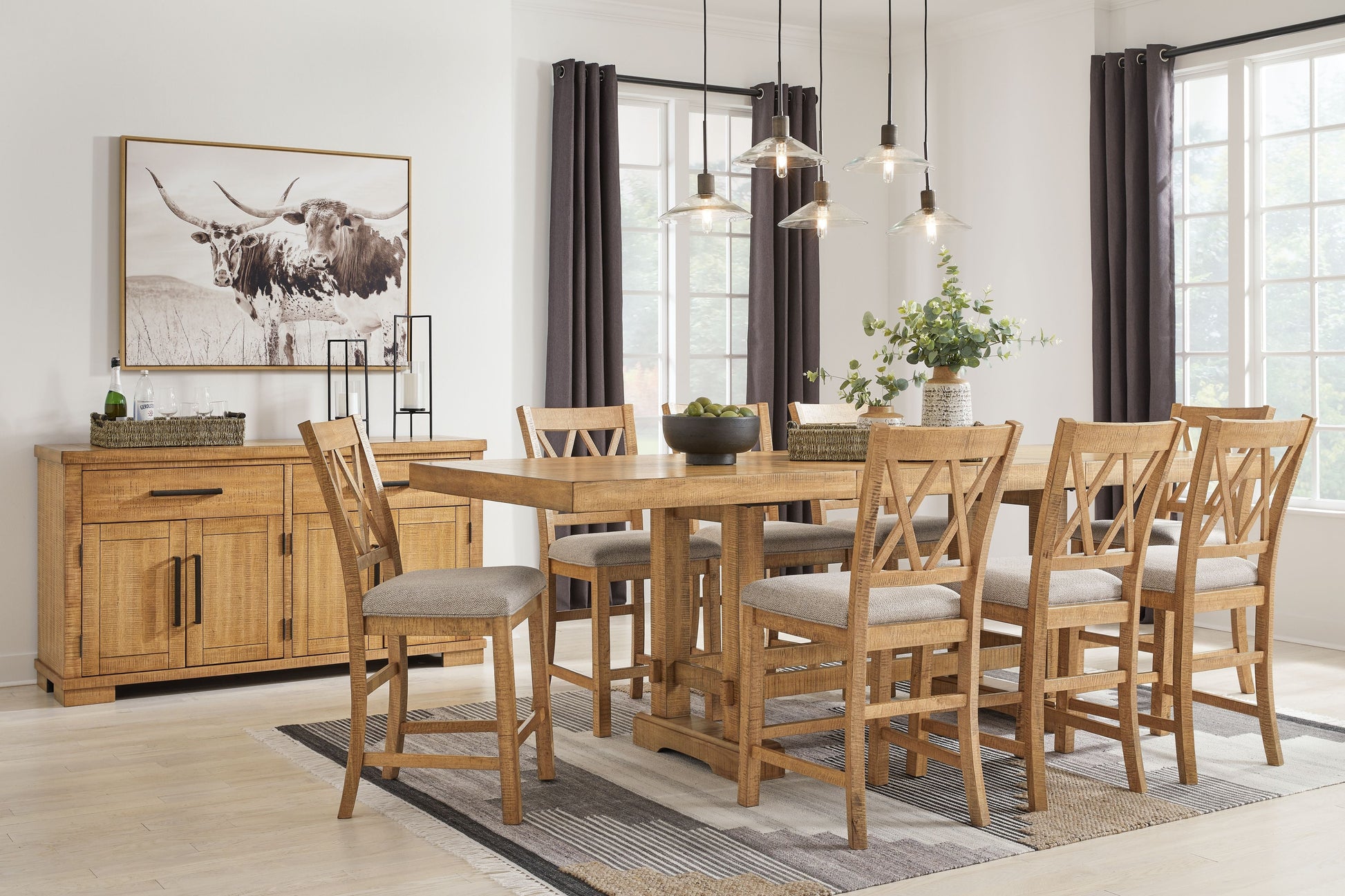 Signature Design by Ashley® Havonplane - Counter Dining Set | Meri Furniture